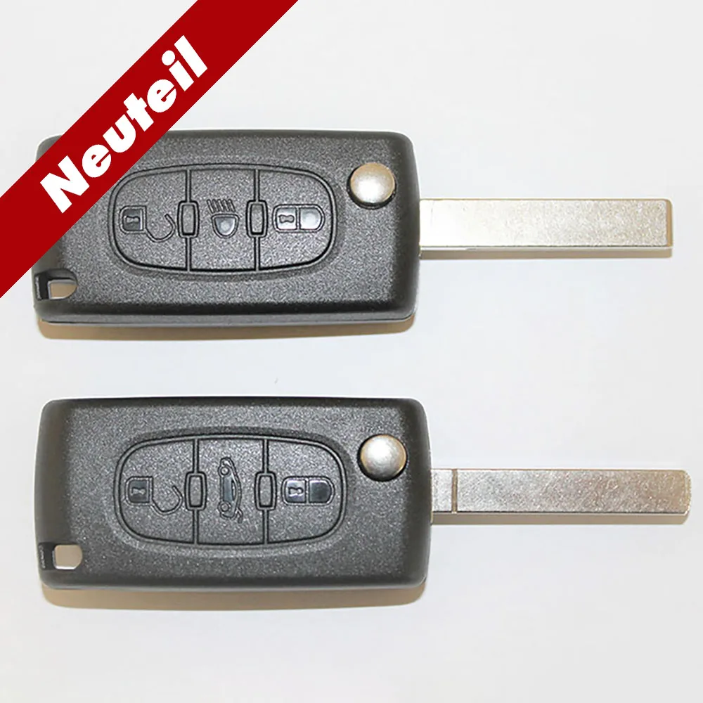 Citroen C2, C3, C4, C5, Berlingo, Peugeot 207, 307, 407 Autoschlüssel