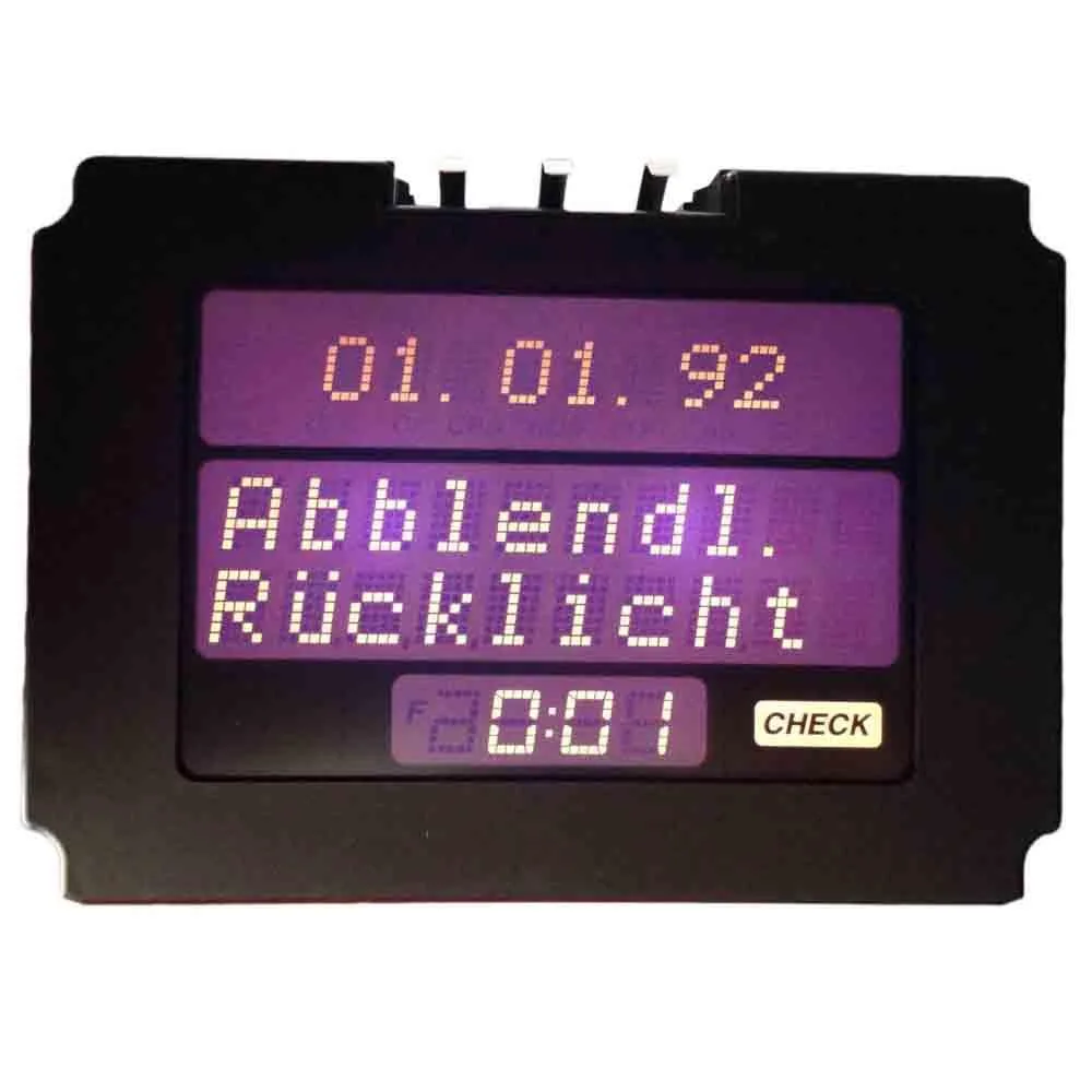 Opel MID Infodisplay Monochrom